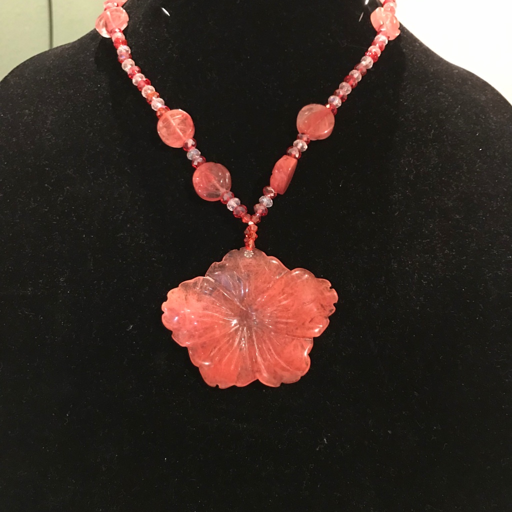 Red Moss Necklace 13$